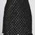 Black mirror work kurta with embroidered dupatta and georgette sharara set
