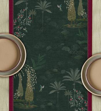 Pichwai Table Runner Online | Handcrafted Luxury Dining Table Linen 2