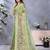 Green woven cotton silk saree with blouse piece