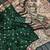Green soft silk blend saree with zari weaving meenakari design
