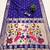 Blue  faux banarasi silk saree with paithani rich weaved pallu and blouse