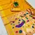 Yellow color faux banarasi silk saree with paithani rich weaved pallu and blouse