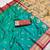 Sea green  faux banarasi silk saree with paithani rich weaved pallu and blouse