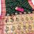 Green  faux banarasi silk saree with paithani rich weaved pallu and blouse