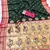 Green  faux banarasi silk saree with paithani rich weaved pallu and blouse