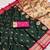 Green  faux banarasi silk saree with paithani rich weaved pallu and blouse