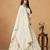 Embroidered Off White Art Silk Designer Long Lehenga Choli