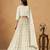 Embroidered Off White Art Silk Designer Long Lehenga Choli
