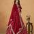Embroidered Red Art Silk Designer Long Lehenga Choli