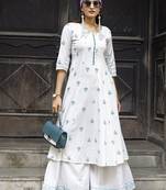 Women Heavy Rayon Kurta With Palazzo