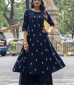 Women Heavy Rayon Kurta With Palazzo