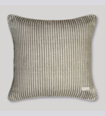 Buta Print Throw Cushion Cover: Poly Slub Linen Cushion, 18x18 5