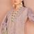 Mauve embroidered organza semi-stitched pakistani salwar suit