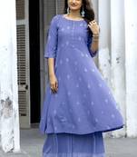 Women Heavy Rayon Kurta With Palazzo