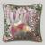 Hand Embroidery Cushion Cover, 18x18 Throw Pillow for Sofa,