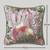 Hand Embroidery Cushion Cover, 18x18 Throw Pillow for Sofa,
