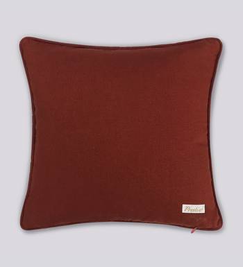 Embroidered Palm Tree Tropical Cushion Cover: 18x18 Velvet & Cotton 4