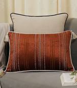 Embroidered Sham Cushion Cover: Luxury Tassel Throw Pillow, 14x20