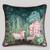 16x 16 Pichwai Cushion Cover – Green Devotion
