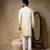White plain cotton silk kurta pajama