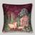 Pichwai Ruby Cushion Cover 16x16 Inches – Luxury Decorative Throw Pillow for Sofa, Bed & Home Decor