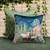 Pichwai Blue Cushion Cover 16x16 Inches – Designer Decorative Throw Pillow for Sofa, Bed & Living Room Decor