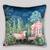 Pichwai Blue Cushion Cover 16x16 Inches – Designer Decorative Throw Pillow for Sofa, Bed & Living Room Decor