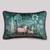 Pichwai Green Pillow Sham 12x18 Inches – Decorative Lumbar Cushion Cover for Sofa, Bed & Home Styling