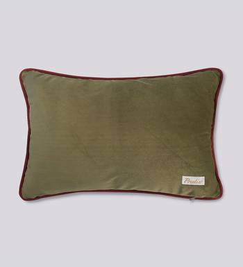 Pichwai Green Pillow Sham 12x18 Inches     Decorative Lumbar Cushion Cover for Sofa, Bed & Home Styling 4