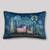 Pichwai Blue Pillow Sham 12x18 | Designer Lumbar Cushion Cover for Home Décor