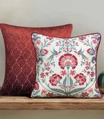 Rust Cushion Cover 16x16 – Handcrafted Decorative Pillow for Sofa, Couch & Bedroom