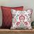 Rust Cushion Cover 16x16 – Handcrafted Decorative Pillow for Sofa, Couch & Bedroom