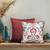 Rust Cushion Cover 16x16 – Handcrafted Decorative Pillow for Sofa, Couch & Bedroom