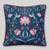 Rang Bagh Blue Cushion Cover 16x16 | Luxury Decorative Pillow Online