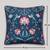 Rang Bagh Blue Cushion Cover 16x16 | Luxury Decorative Pillow Online