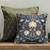 Rang Bagh Grey Cushion Cover 16x16 | Modern Luxury Decorative Pillow