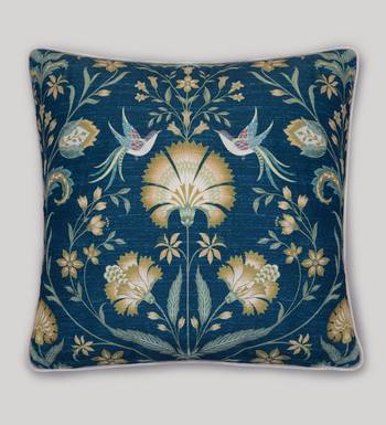 Rang Bagh Grey Cushion Cover 16x16 | Modern Luxury Decorative Pillow 3