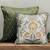 Rang Bagh Yellow Cushion Cover 16x16 – Bright Decorative Pillow for Sofa, Couch & Festive Home Décor