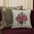 Buta Embroidered Cushion Cover 16x16 – Floral Decorative Pillow for Sofa, Couch & Living Room Décor