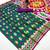 Soft  silk  saree with zari weawing meenakari rich pallu and unique ikkat border