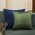 Green Mayur Jaal Embroidered Cushion Cover 18x18