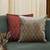 Beige Mayur Jaal Embroidered Cushion Cover 18x18