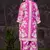 Pink White Printed Turkish Modal Satin Silk Co-Ord Set