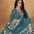 Embroidered Teal Blue Art Silk Designer Long Lehenga Choli