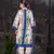 Blue Green Printed Turkish Modal Satin Silk Co-Ord Set