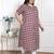 Doriyaan womens plus size cotton floral printed cream a-line kurta with buttons