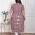 Doriyaan womens plus size cotton floral printed cream a-line kurta with buttons