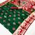 Green soft  saree with zari weawing meenakari rich pallu and unique ikkat border