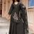 Women Russian Silk Work Hand & Thread Straghit  Kurta With Palazzo & Dupatta