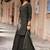 Women Russian Silk Work Hand & Thread Straghit  Kurta With Palazzo & Dupatta